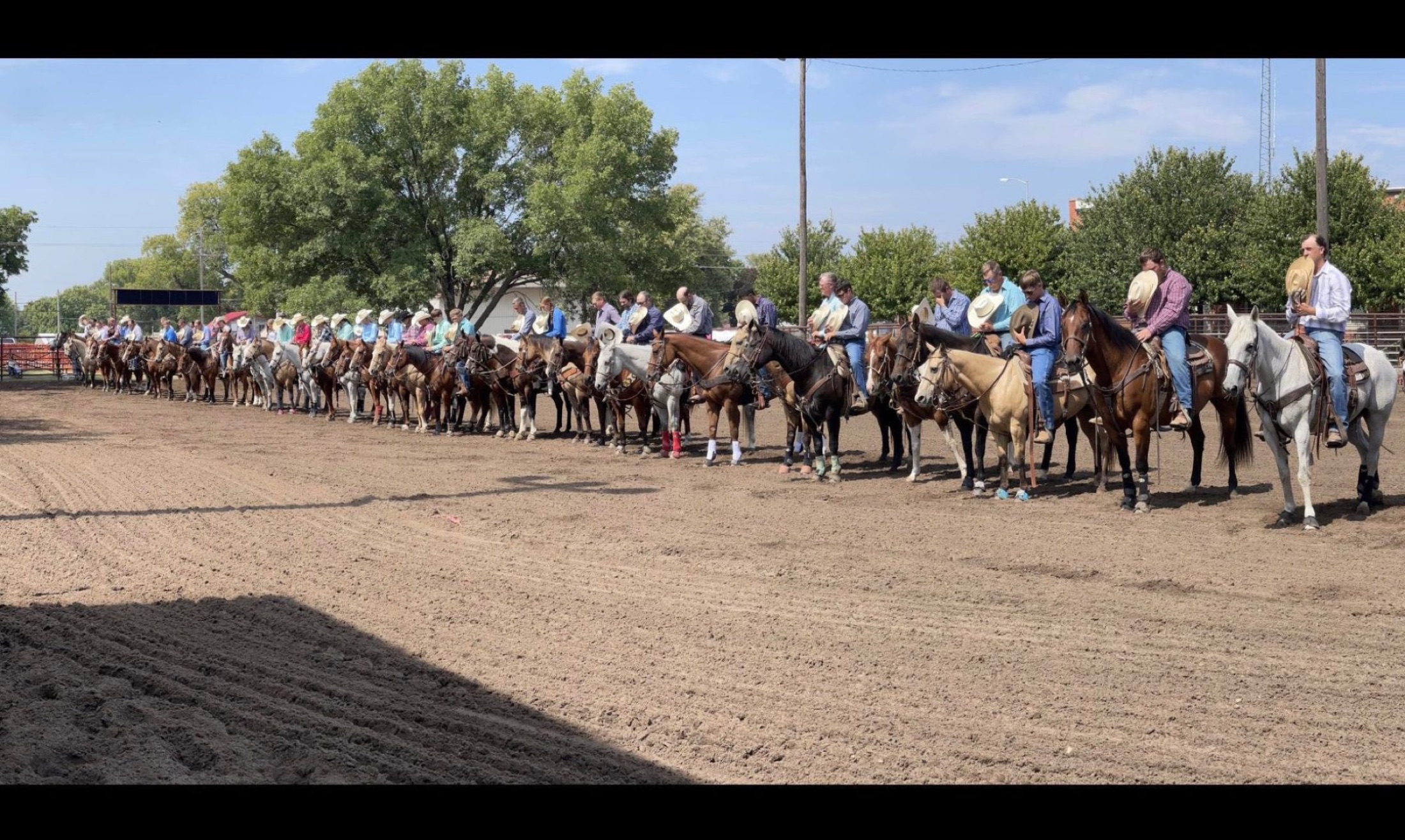 Rodeo action at an Interstates Rodeo Association event